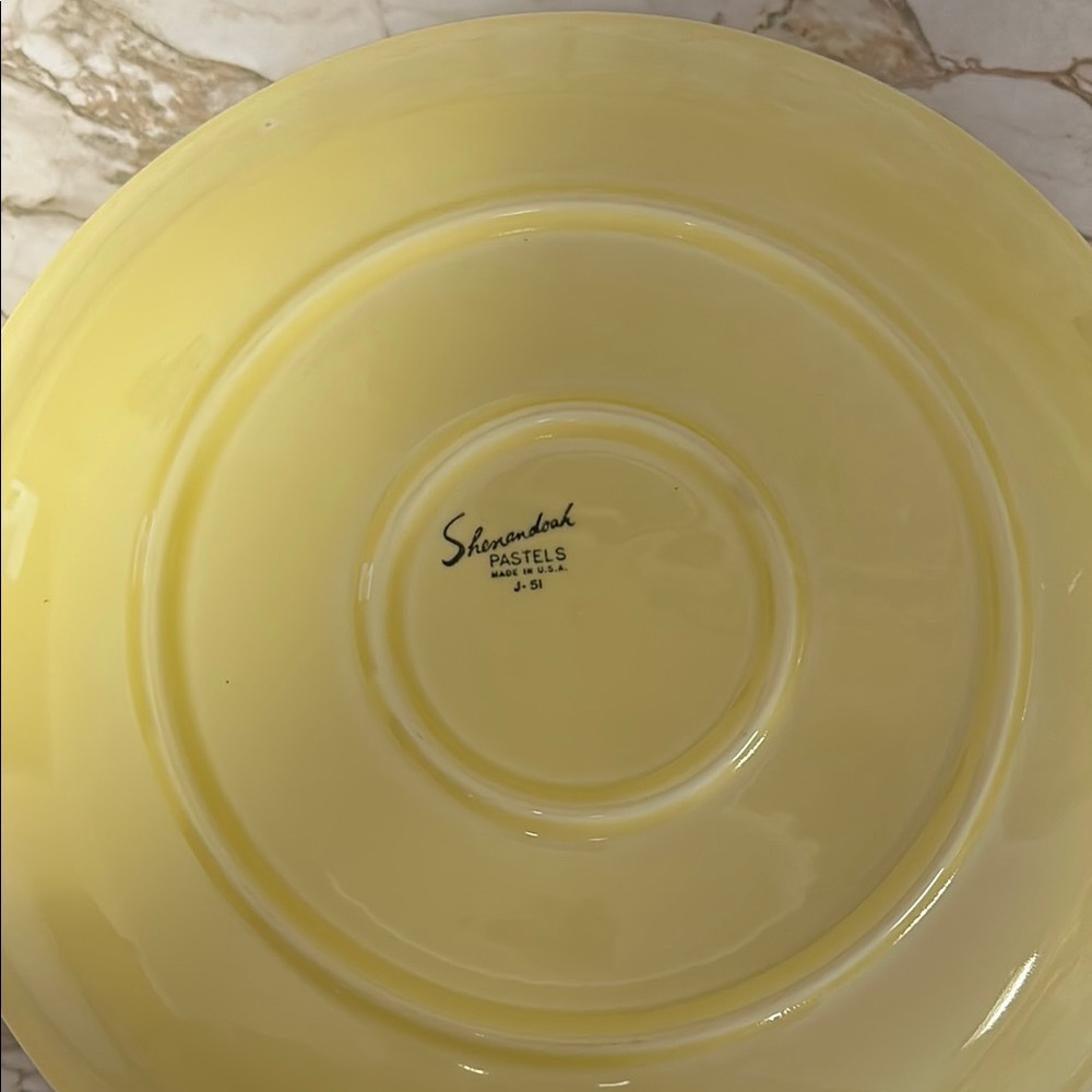 Pastels Yellow Dinner Plate